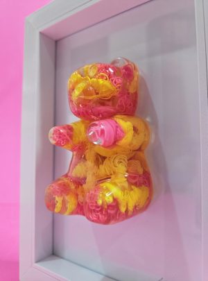 Gummie Bear Resin Framed