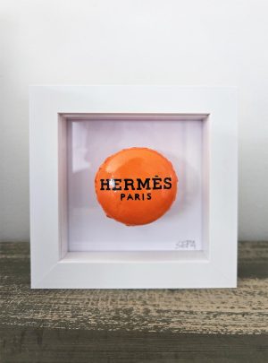 Framed Orange Hermés LUXARON